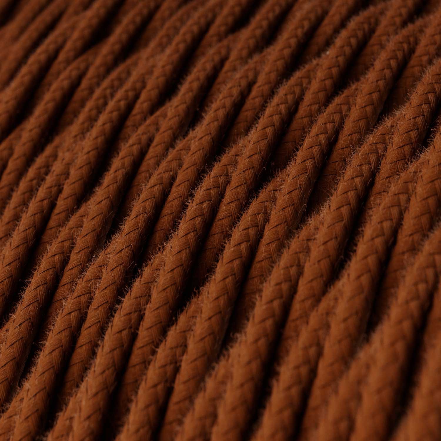 Candeeiro suspenso com cabo têxtil, abajur de grade Drop e detalhes em metal - Fabricado em Itália