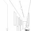 Kit Linear do Sistema Filé - com cabo de cordão de luzes de 5 m e 7 componentes em madeira envernizada a preto para interior