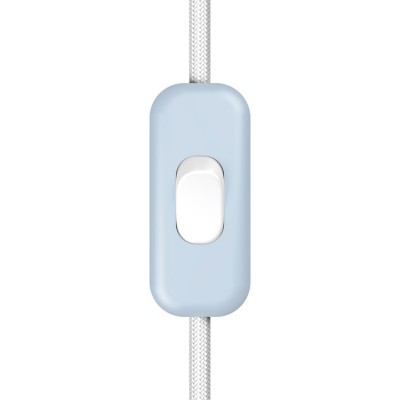 Interruptor unipolar em linha Creative Switch azul suave