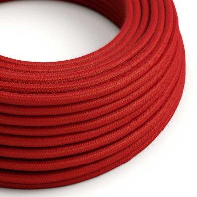 Cabo elétrico de silicone Ultra Soft com forro de algodão Vermelho - RC35 redondo 2x0,75 mm