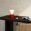 Candeeiro de mesa vermelho - Cubetto