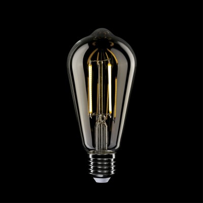Lâmpada LED Edison Transparente ST64 7W 806Lm E27 2700K Regulável - T02