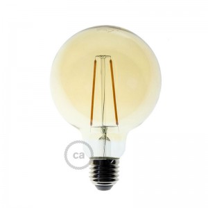 Lâmpada Golden LED - Globe G95 Filamento Longo - 4W E27 Decorative Vintage 2000K