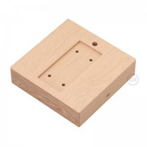 Base quadrada para Archet(To) em madeira