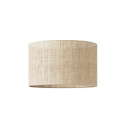 Paralume Cilindro L in tessuto con attacco E27 - Made in Italy - Raphia