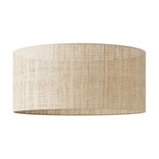 Paralume Cilindro XXL in tessuto con attacco E27 - Made in Italy - Raphia