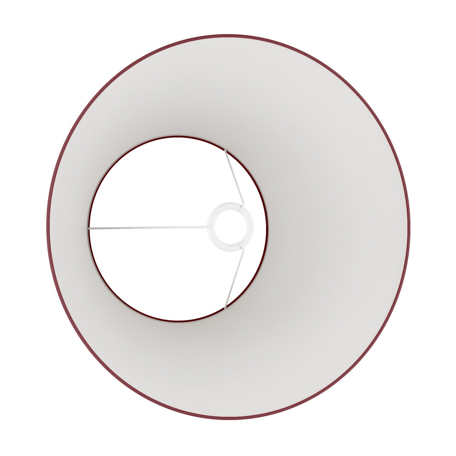 Paralume Impero L per lampada da tavolo o applique con attacco E27 - Made in Italy - Arenal Bordeaux
