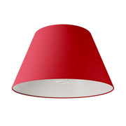 Paralume Impero L per lampada da tavolo o applique con attacco E27 - Made in Italy - Teletta Rosso