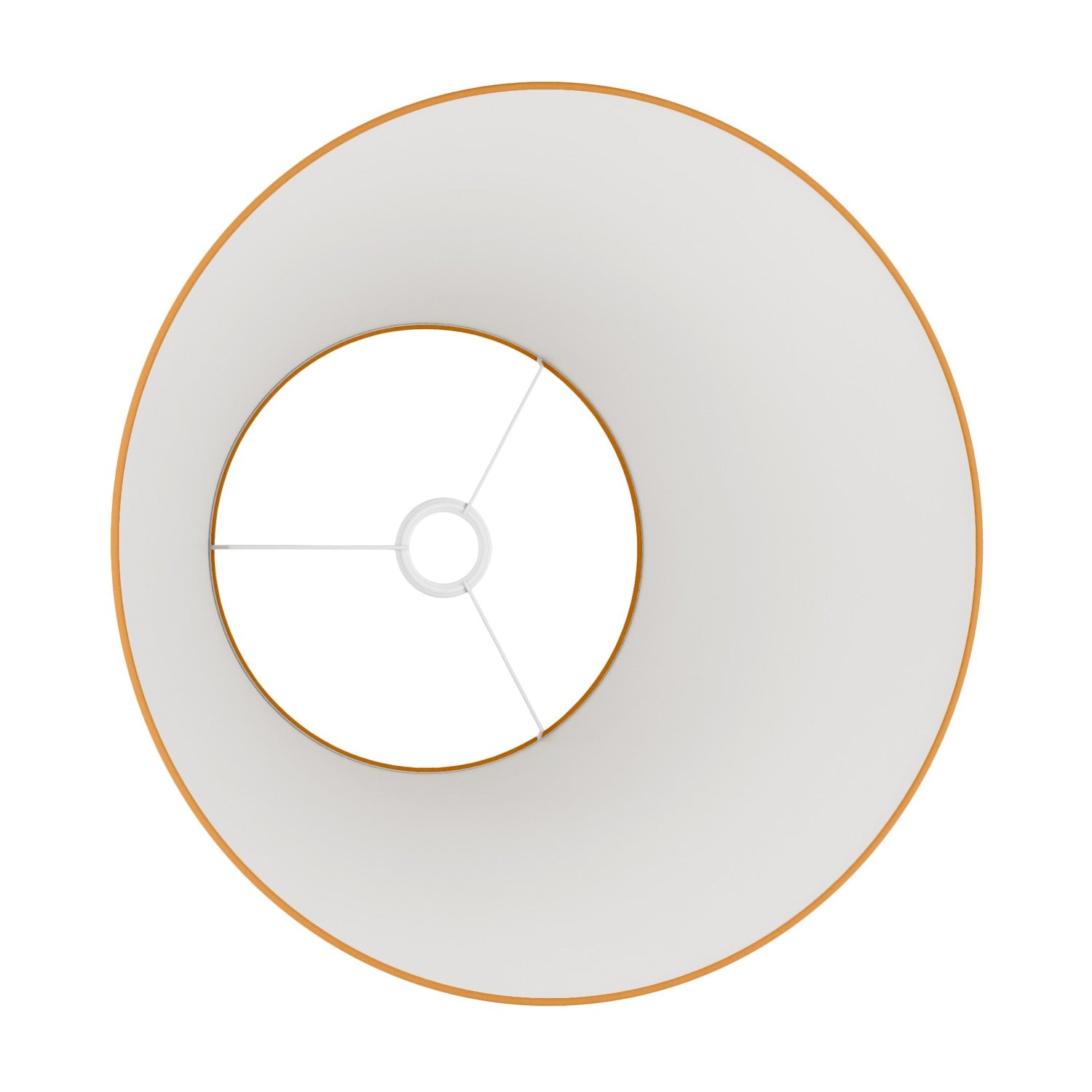 Paralume Impero L per sospensione con attacco E27 - Made in Italy - Teletta Mandarino