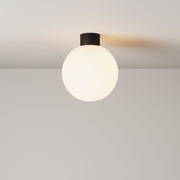 Applique da esterno IP44 Nera e paralume a sfera infrangibile Unbreak-a-Ball - IO