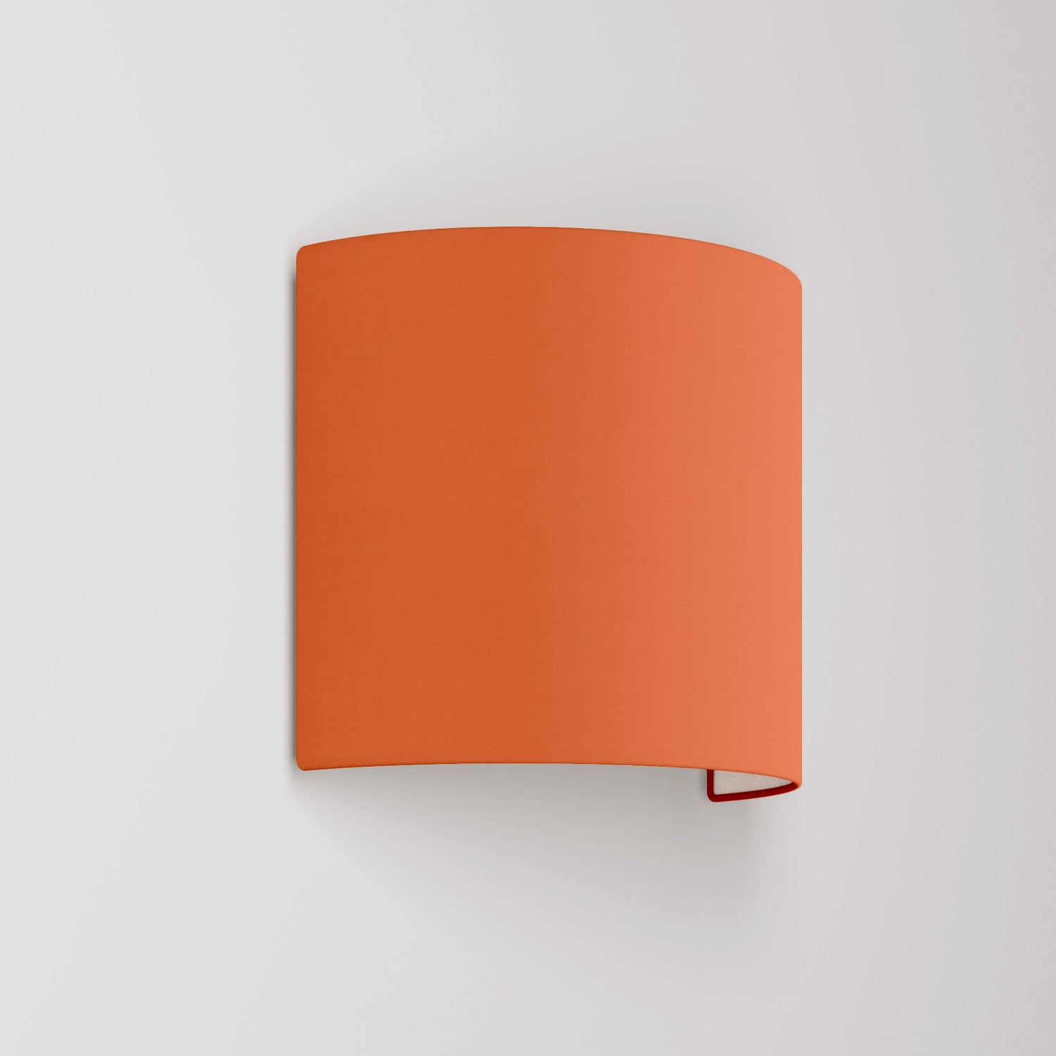 Applique Ventola con paralume in tessuto Cinette aragosta - Made in Italy