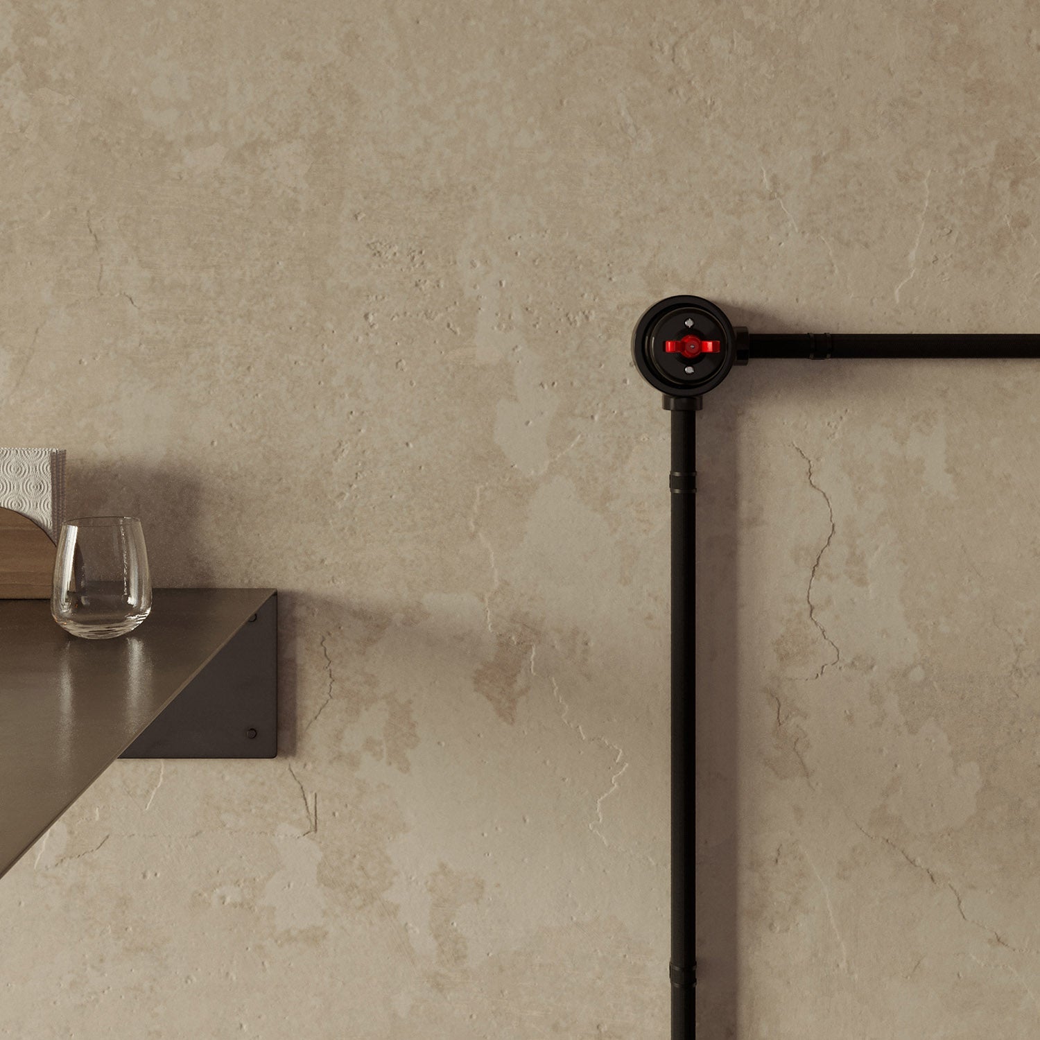 Base in porcellana nera per presa elettrica e interruttore/deviatore compatibile con Creative-Tubes - da 1 a 4 uscite 2