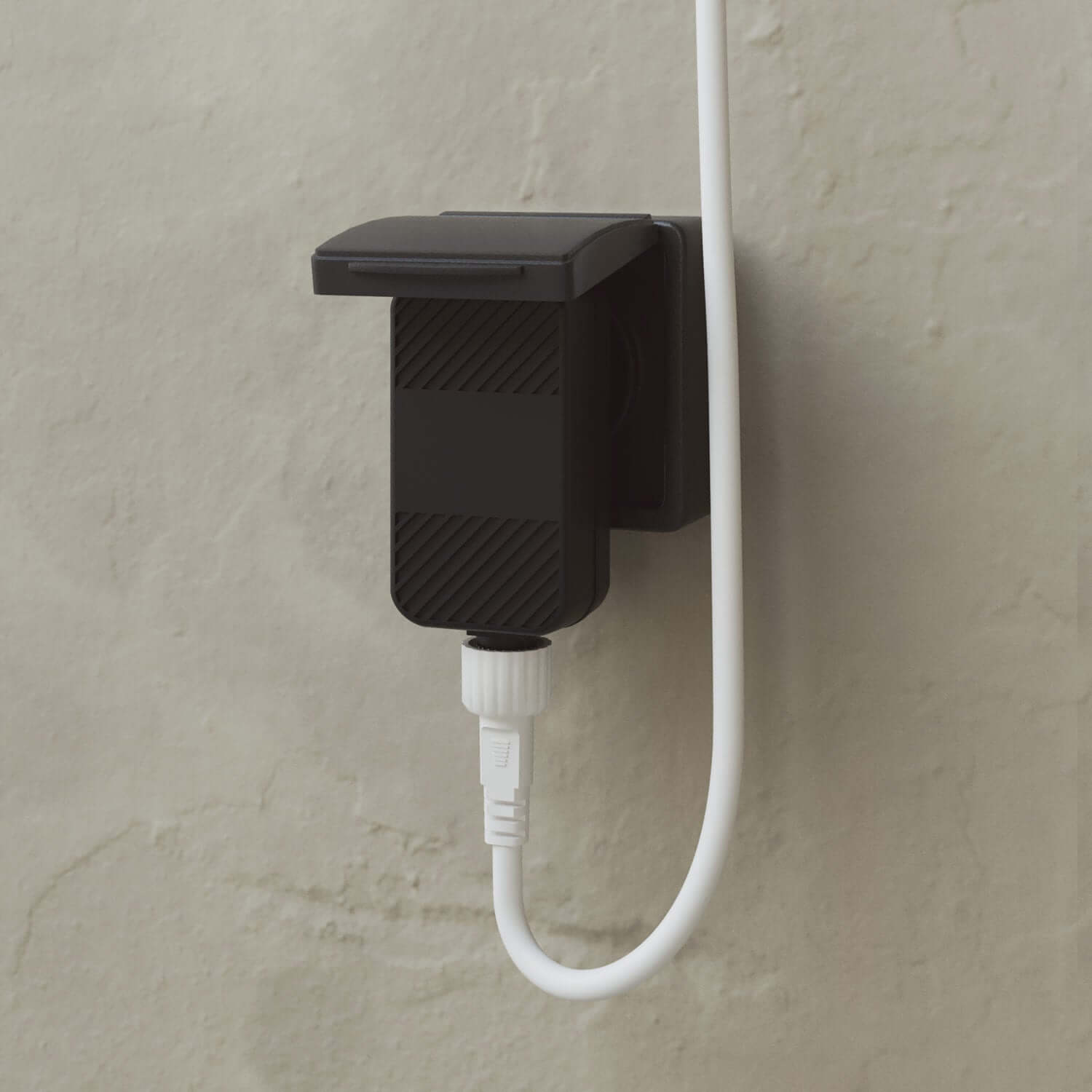 Catena luminosa 3 punti luce da esterno IP67 Bianco sabbia - Marina3