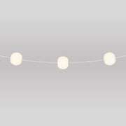 Catena luminosa 3 punti luce da esterno IP67 Bianco Sabbia - Marina3 Cherry