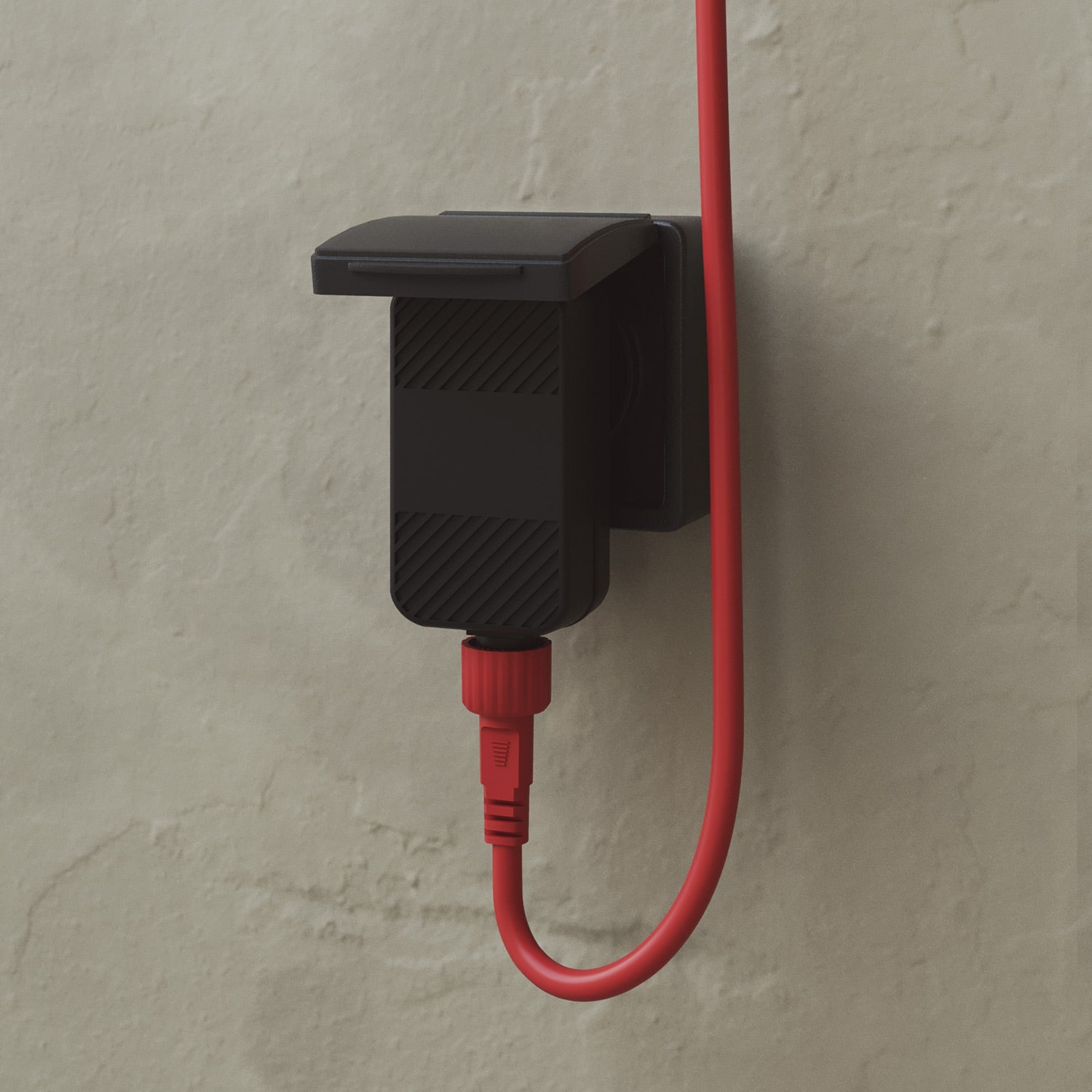 Catena luminosa 6 punti luce da esterno IP67 Rosso Stella Marina - Marina6 Cherry 140 cm