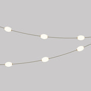 Catena luminosa 6 punti luce da esterno IP67 Verde oliva - Marina6