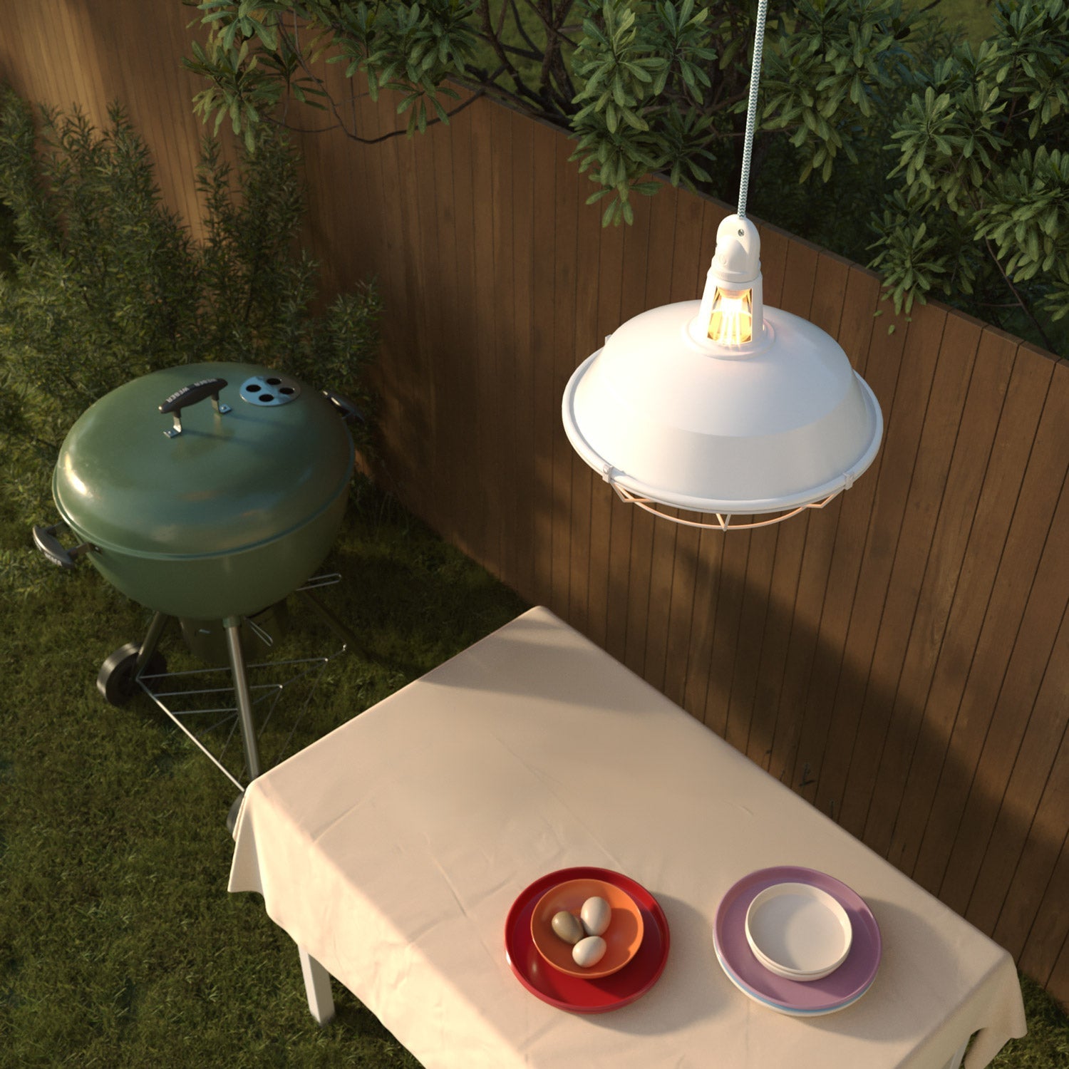 Eiva-1 - Portalampada per esterno E27 protezione IP65 per sistema Modulair - Bianco