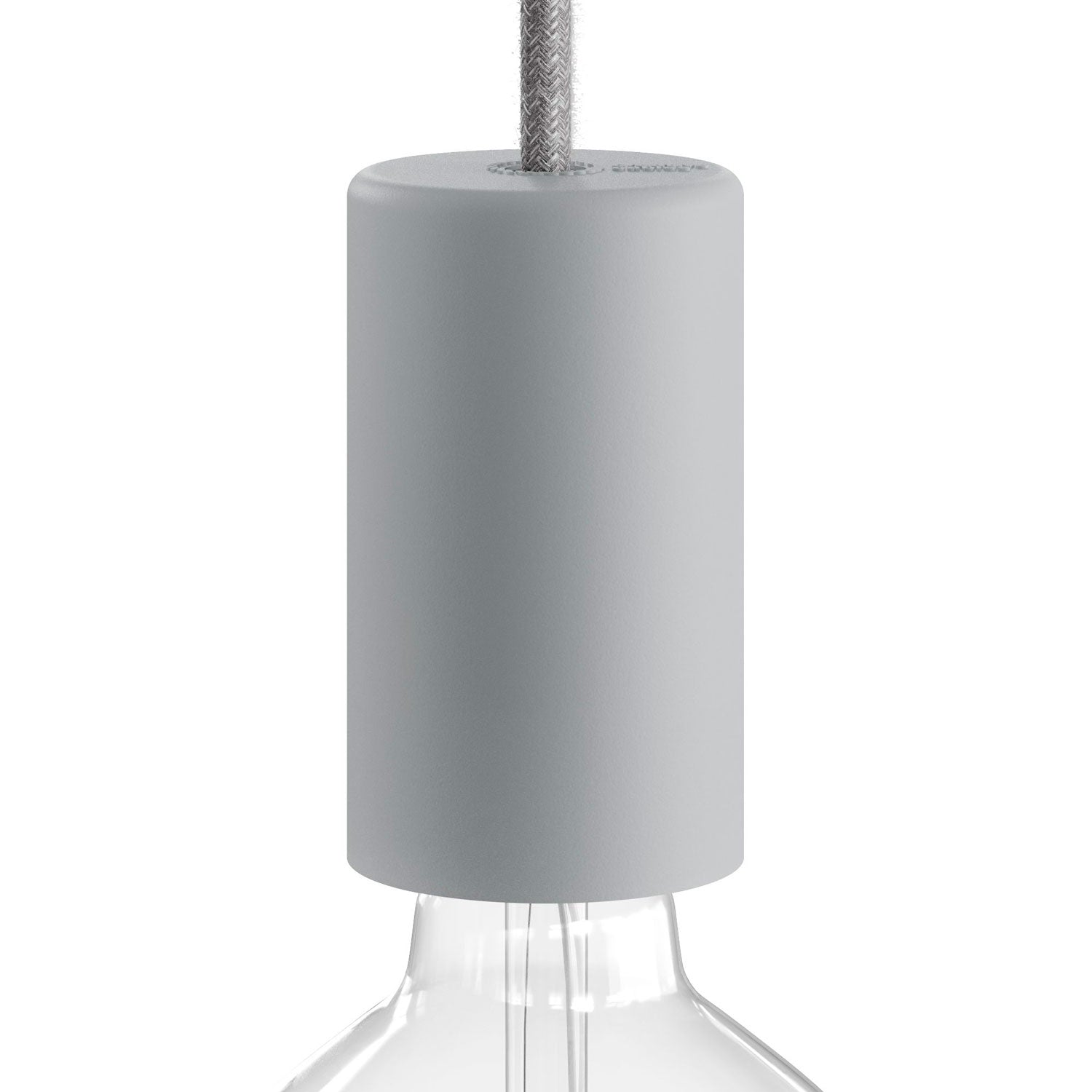 EIVA ELEGANT, kit portalampada per esterno E27 IP65 in silicone per sistema Modulair - Grigio ghiaccio