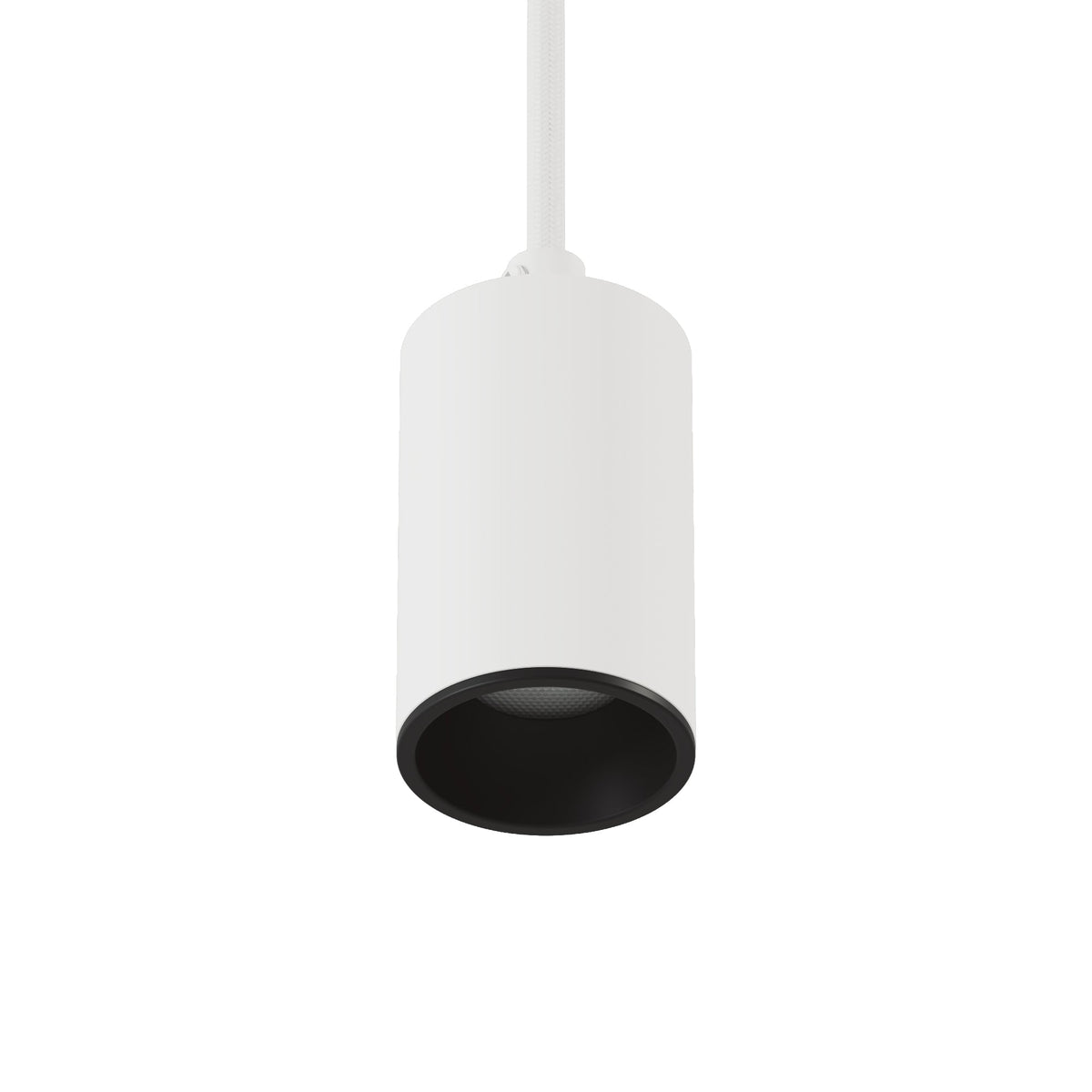 Faretto GU10 Spotlight LED Bispot - Bianco opaco / Nero