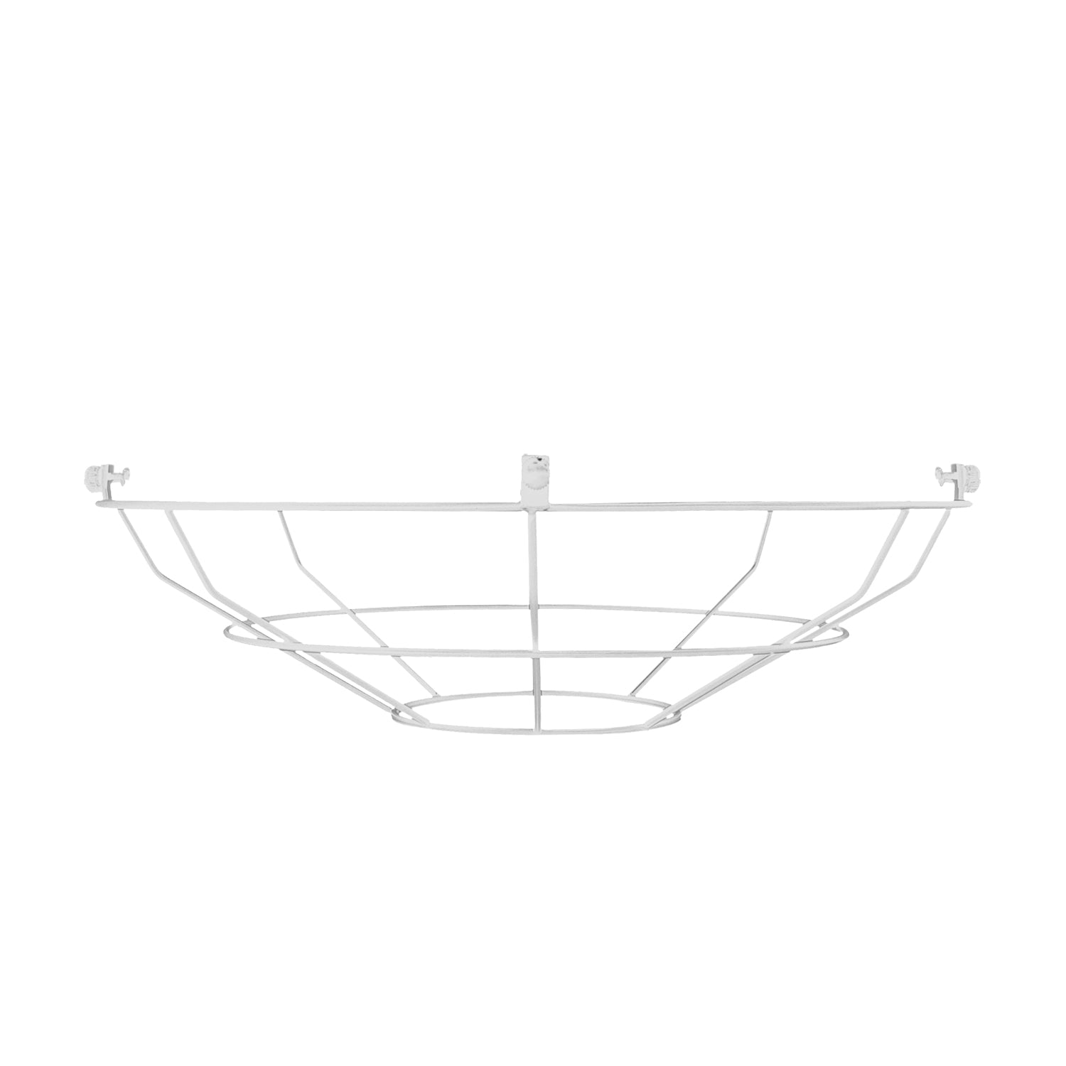 Gabbia in metallo per paralume Harbour - Bianco