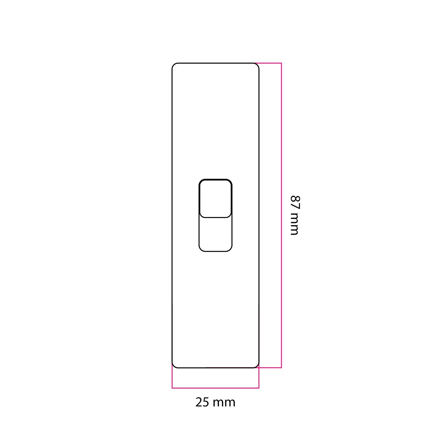 Interruttore unipolare a tirante di forma cilindrica con morsetto di terra - Bianco