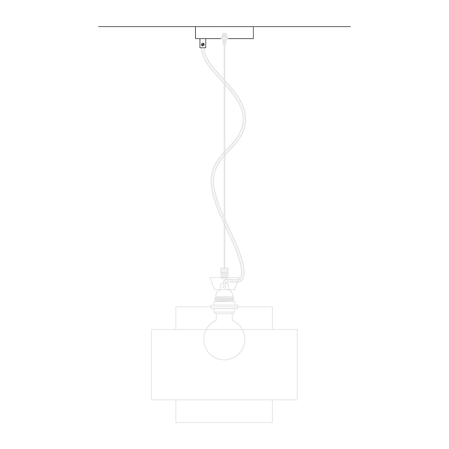 Kit rosone cilindrico in metallo Ø 120 mm a 2 fori centrali e decentrati - Nero Opaco