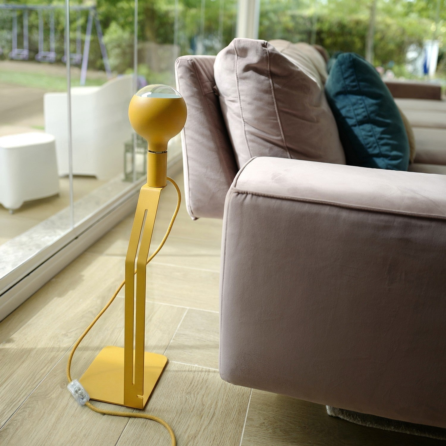 Koso Lucia - Lampada da tavolo con spina UK - Giallo