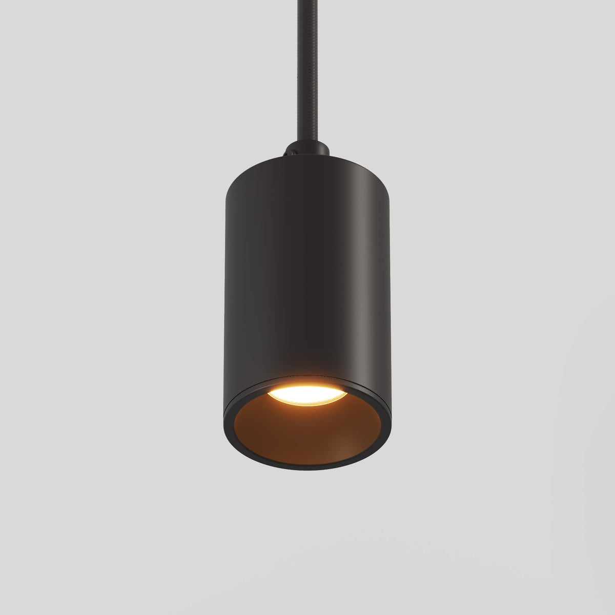 Lampada a sospensione con 4 faretti GU10 Bispot - Nero