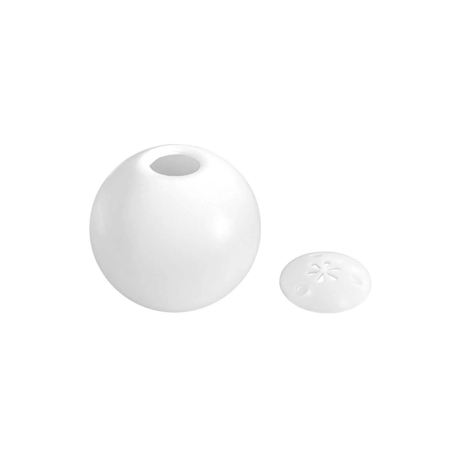 Lampada a sospensione da esterno Modulair IP65 con paralume infrangibile Unbreak-a-Ball - Bianco