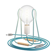 Lampada da tavolo Taché Metal - Bianco Azzurro