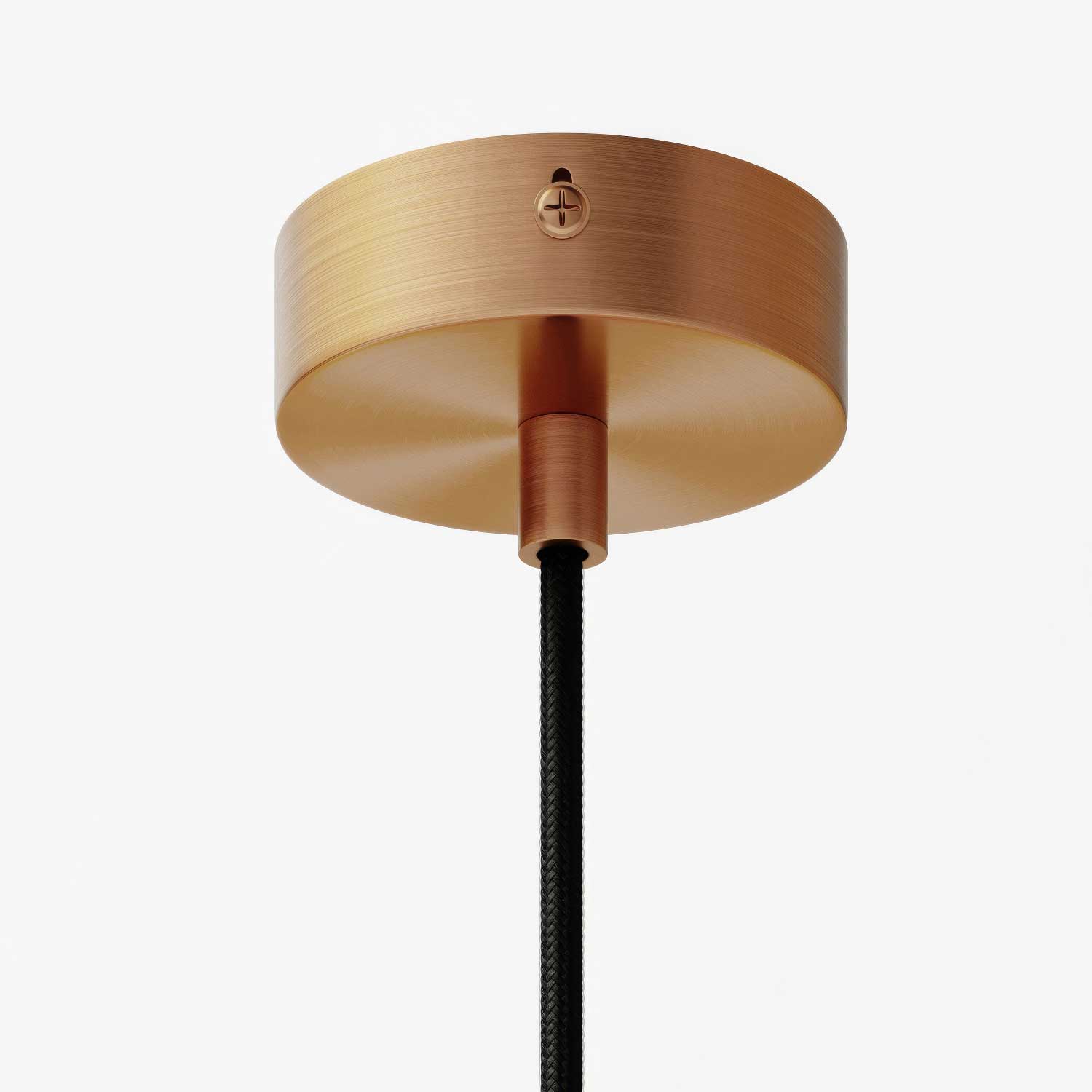 Lampada faretto a sospensione singola Mini Spotlight GU1d0 - Rame satinato