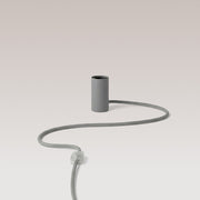Lampada magnetica plug-in con attacco E27 e spina UK - Grigio
