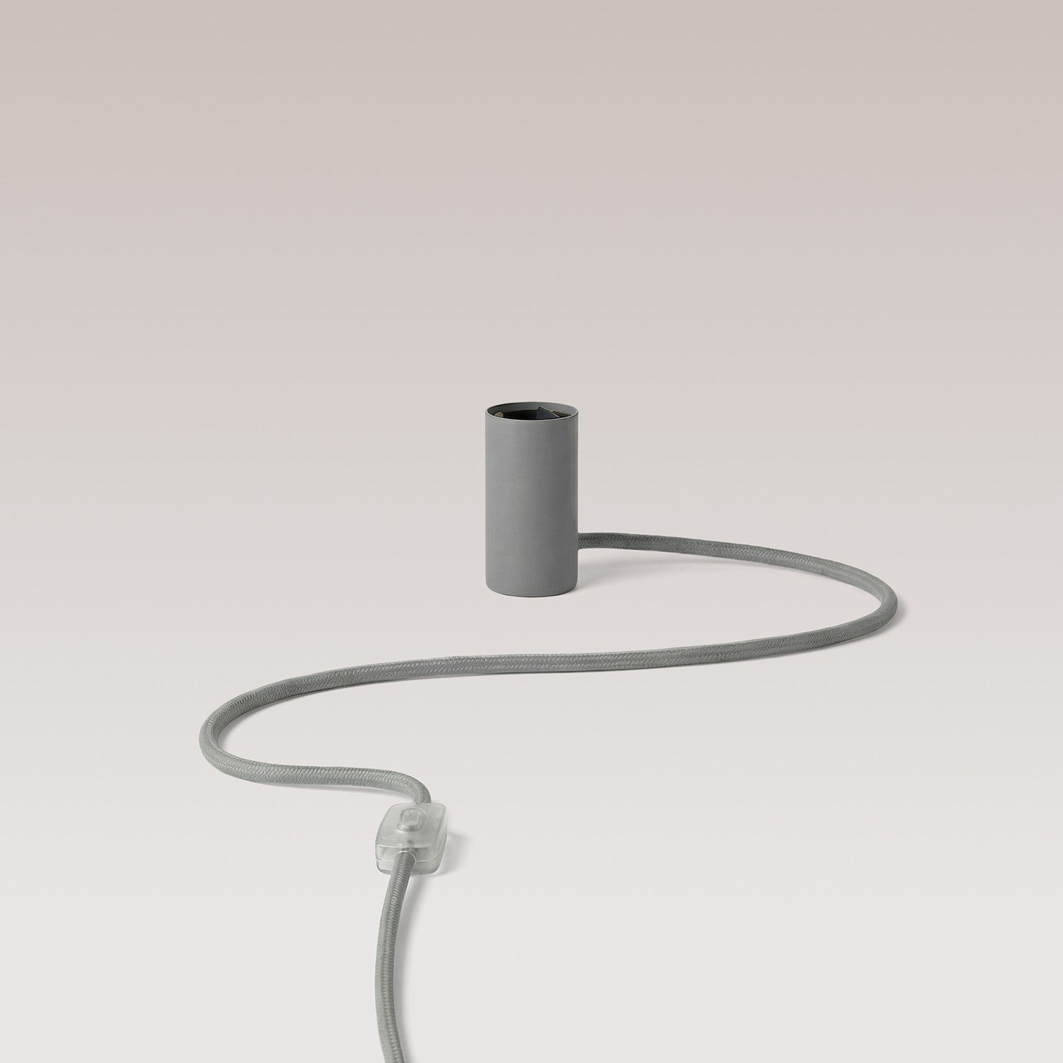 Lampada magnetica plug-in con attacco E27 e spina UK - Grigio