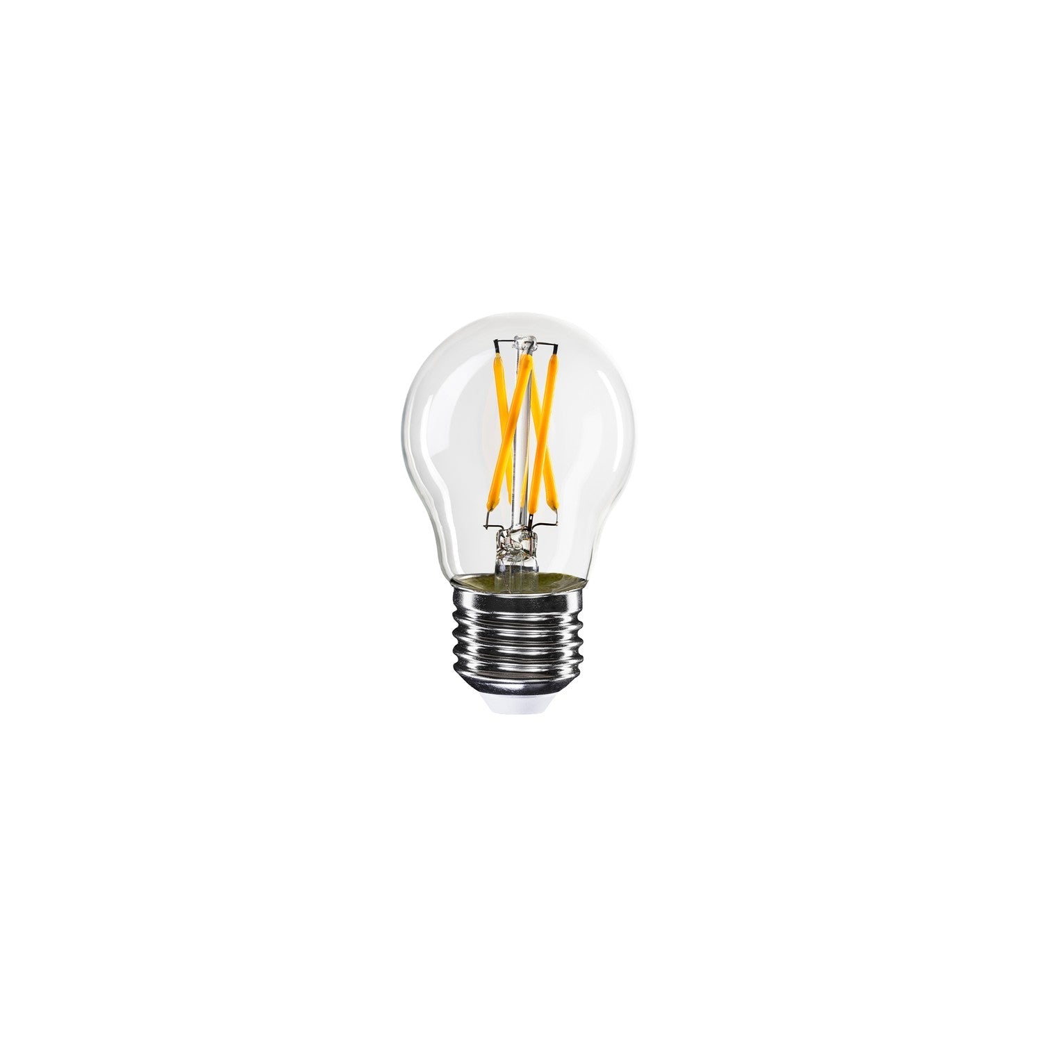 Lampadina LED a filamento incrociato Mini Globo G45 4,8W 400Lm E27 2200K Dimmerabile - X01