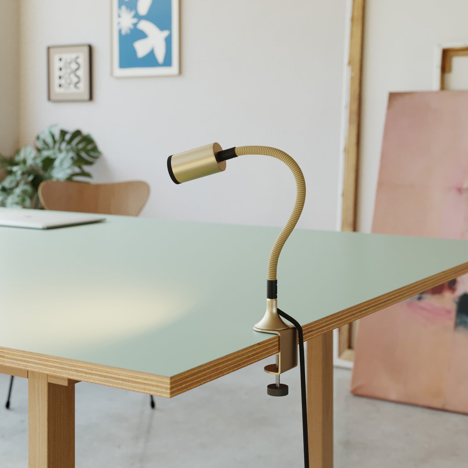 Morsetto da tavolo MAG-Y - Bronzo satinato