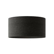 Paralume Cilindro XL in tessuto con attacco E27 - Made in Italy - Lana Grigio Scuro