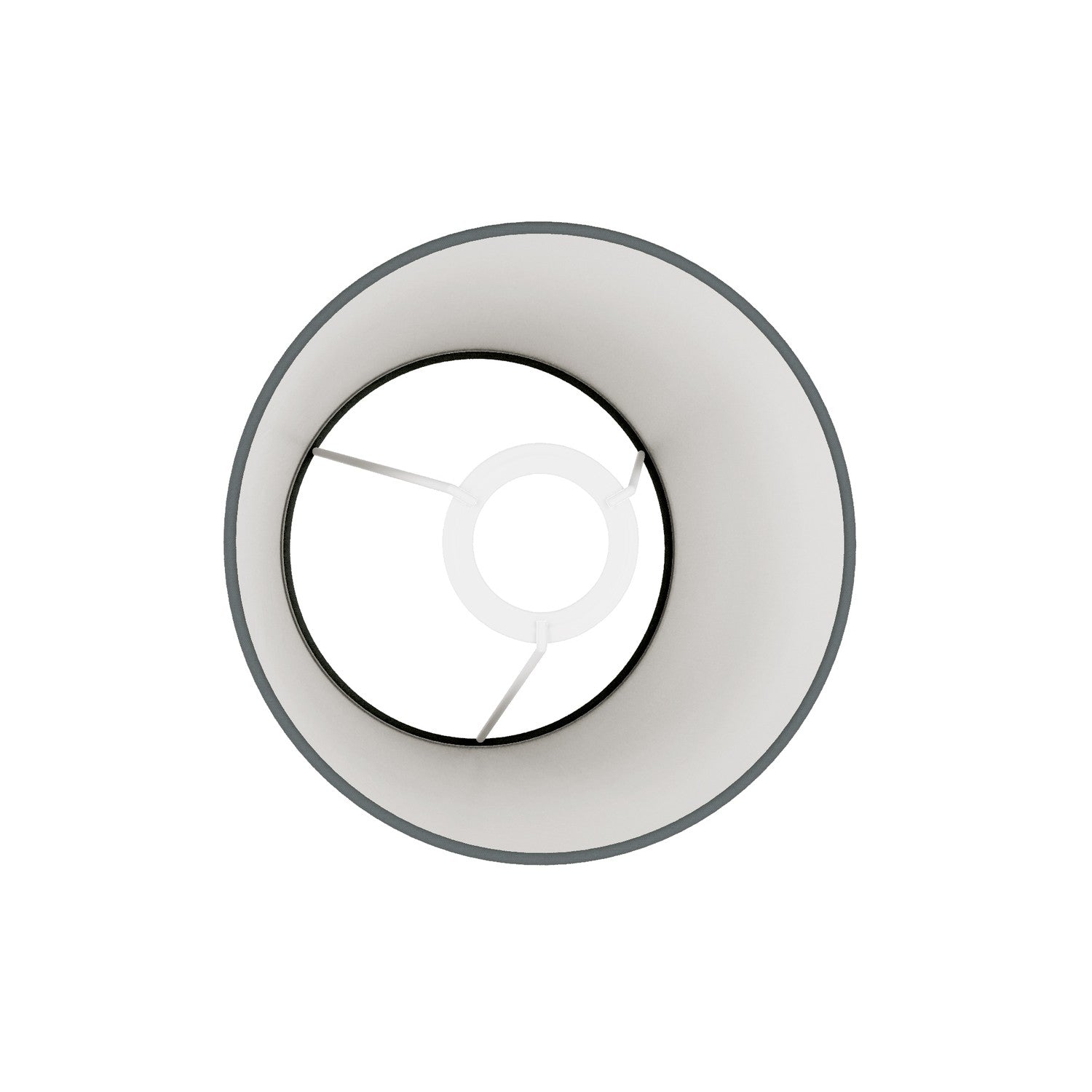 Paralume Impero S con attacco E27 per lampada da tavolo o applique - Made in Italy - Teletta Grigio Scuro