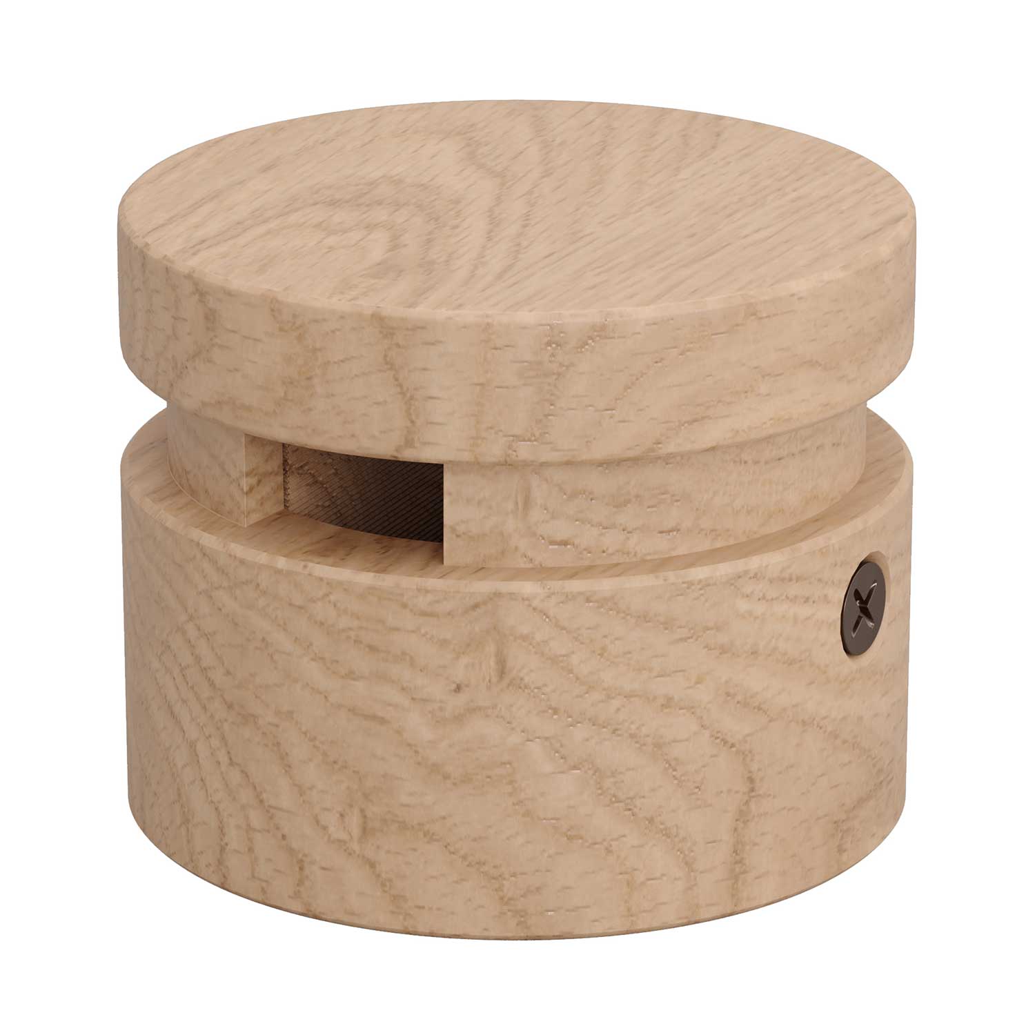 Passacavo in legno per cavo per catenaria e sistema Filé. Made in Italy - Neutro