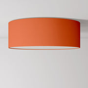 Plafoniera in tessuto Large Cinette aragosta - Made in Italy