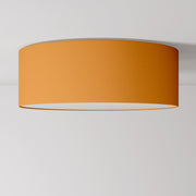 Plafoniera in tessuto Large - Made in Italy - Teletta Mandarino