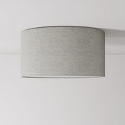 Plafoniera in tessuto Medium - Made in Italy - Lana Grigio Chiaro