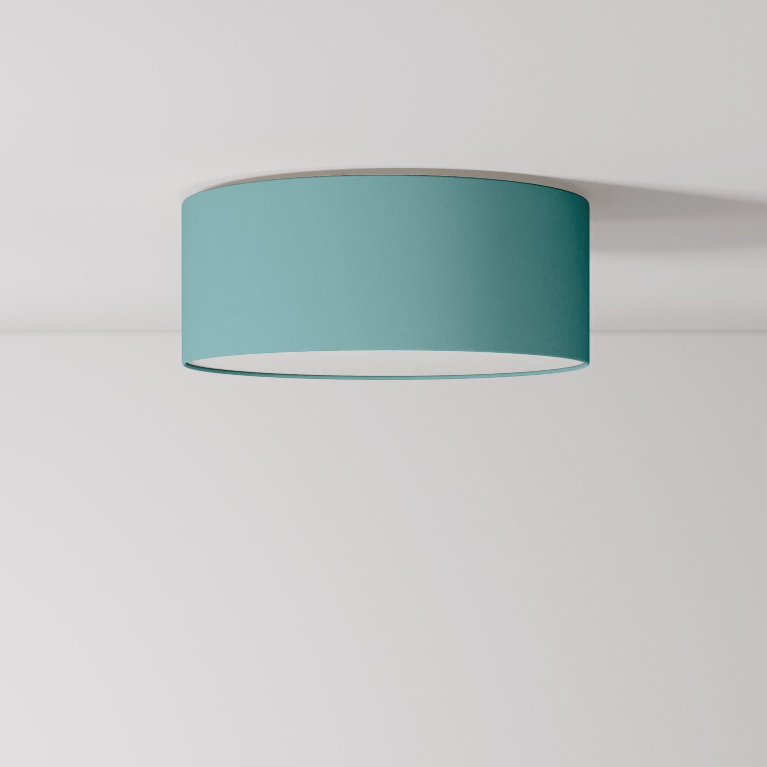 Plafoniera in tessuto Small - Made in Italy - Teletta Verde Dubbio