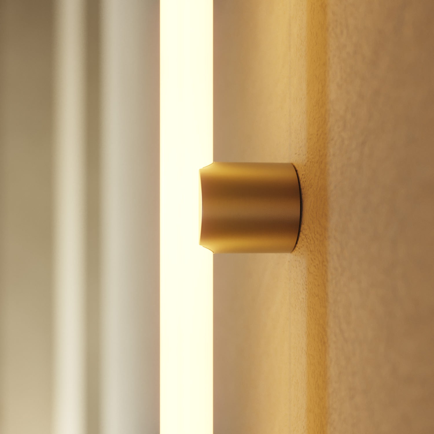 Portalampada S14d in metallo da parete o soffitto - Bronzo satinato