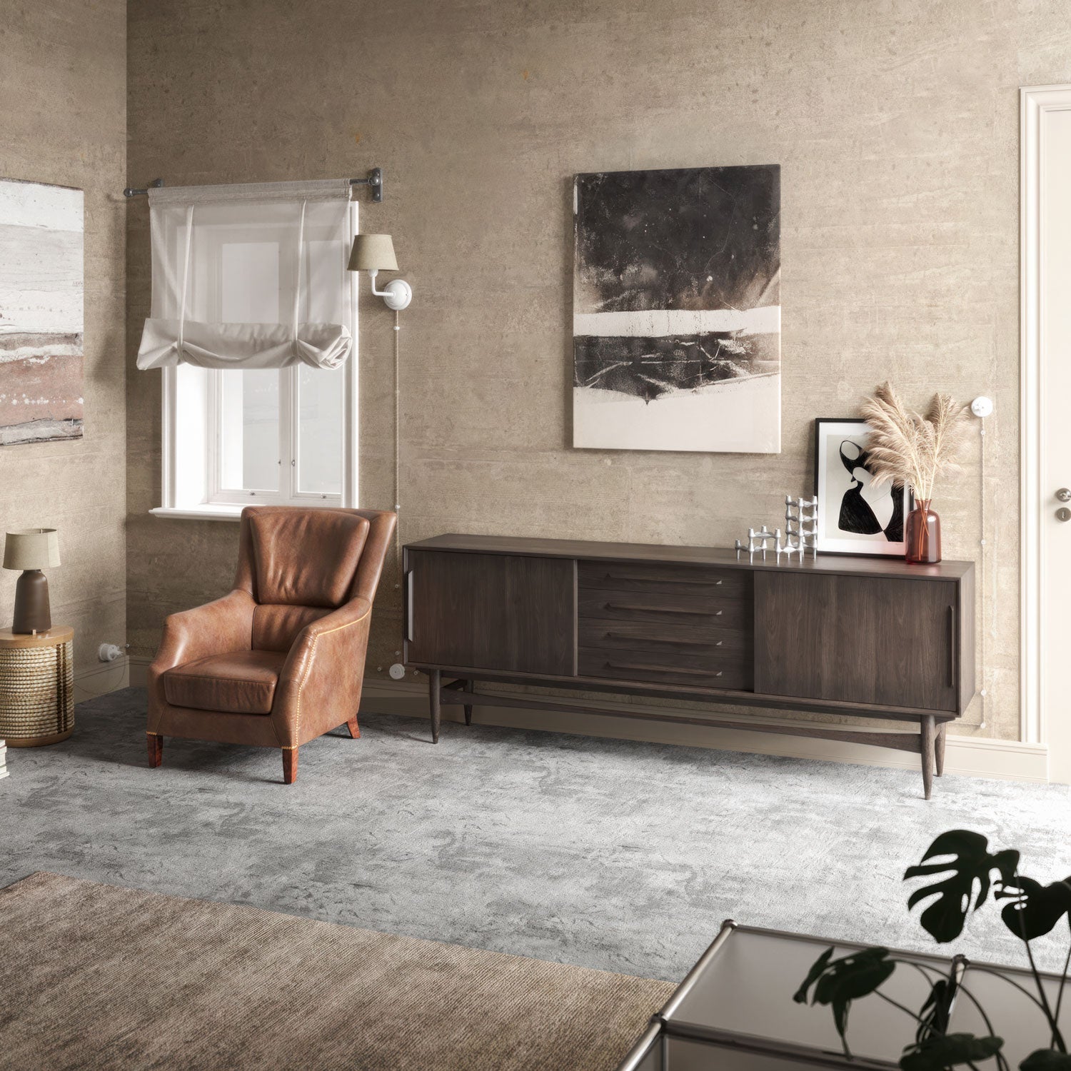 Presa a muro in porcellana di tipo francese - Bianco