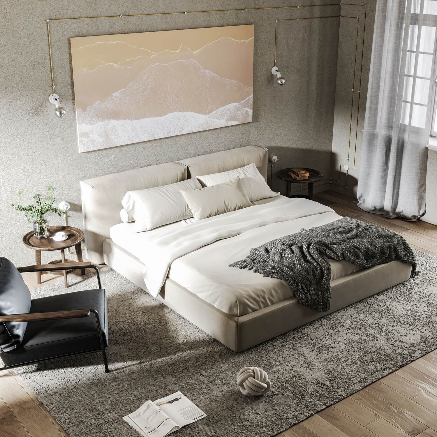 Presa a muro in porcellana di tipo francese - Bianco