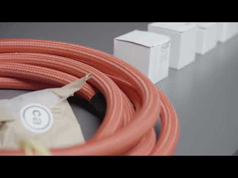 Carregar vídeo: Kit interruptor/desviador com manípulo e base para Creative-Tubes em porcelana branca