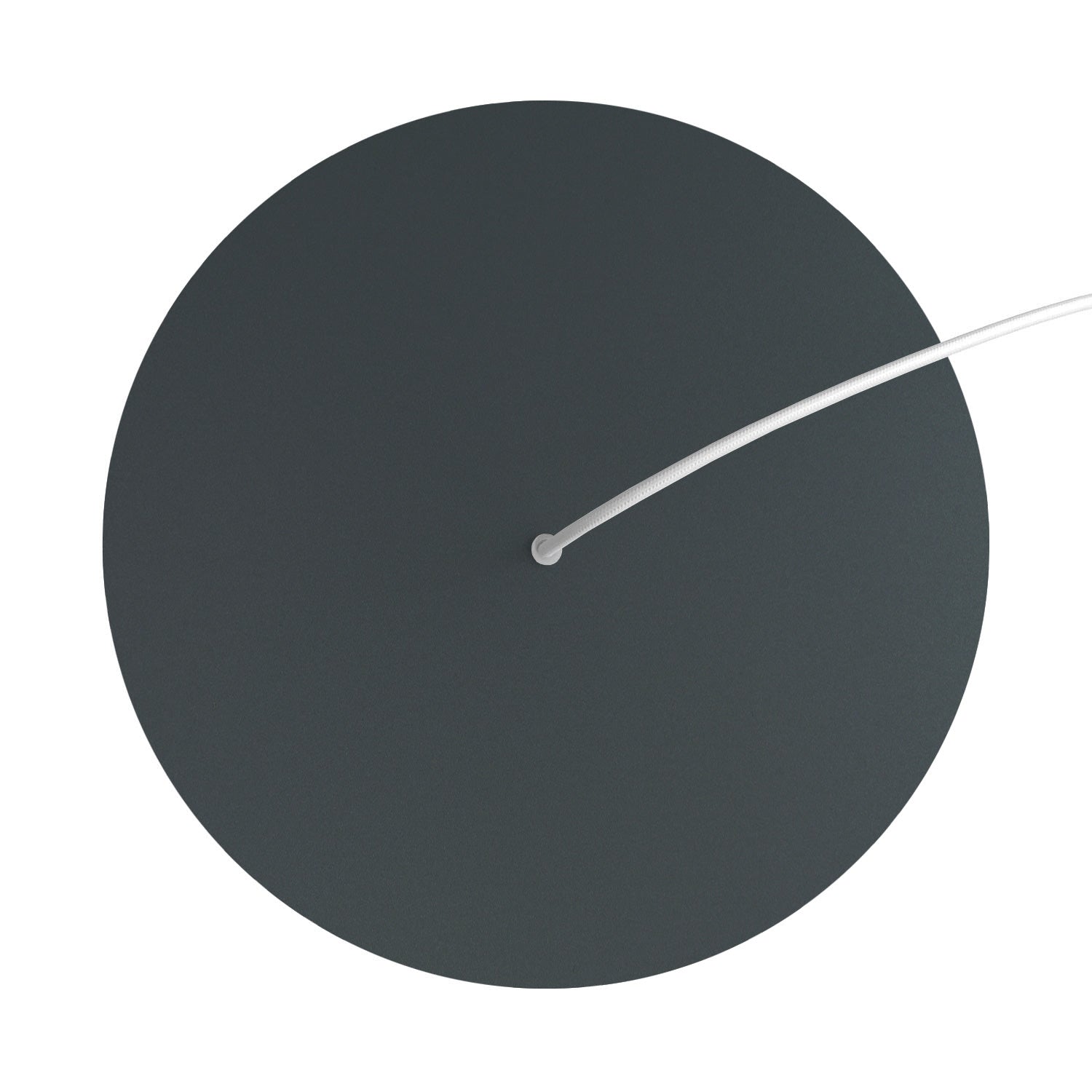 Rosone XXL Rose - One rotondo, diametro 400 mm con 1 foro e 4 fori laterali - Antracite - Creative Cables