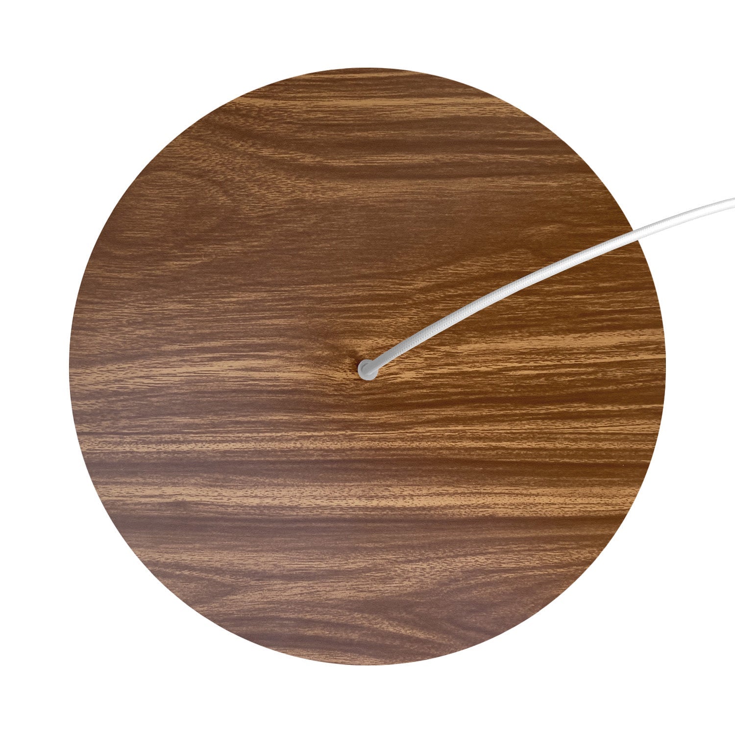 Rosone XXL Rose - One rotondo, diametro 400 mm con 1 foro e 4 fori laterali - Legno - Creative Cables