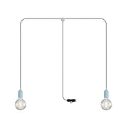 T-Snake Modulair Lampada da esterno IP65 portatile a 2 luci - Blu carta da zucchero